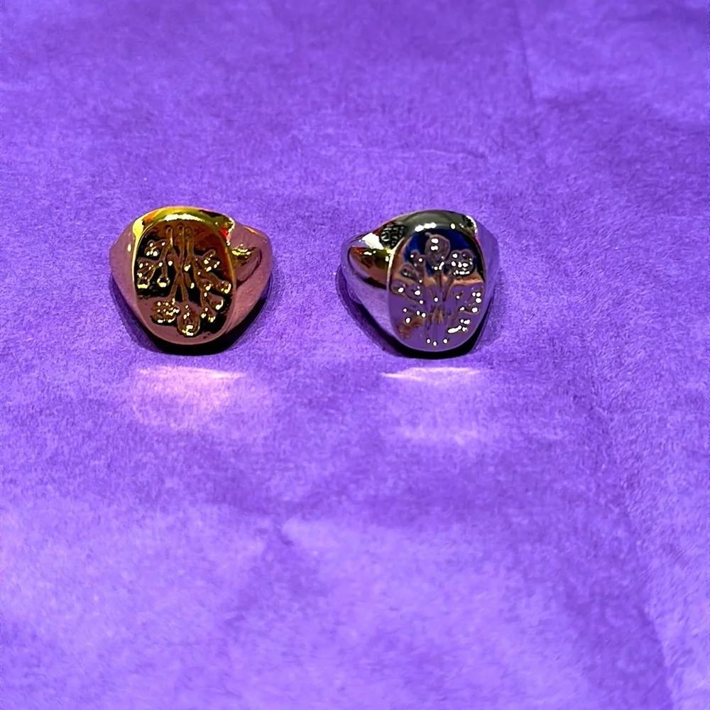 Men’s Stylish gold and silver tone rings